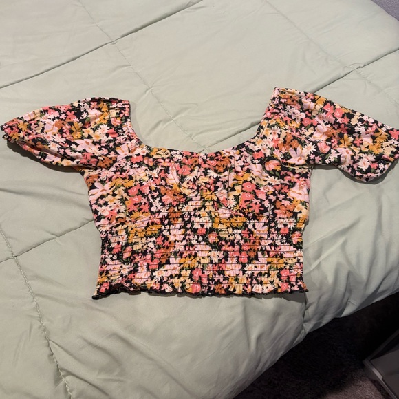 Billabong Tops - Billabong Multicolor Floral Smocked Blouse